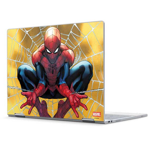 Marvel Spiderman Web Shooting Pixelbook Skin